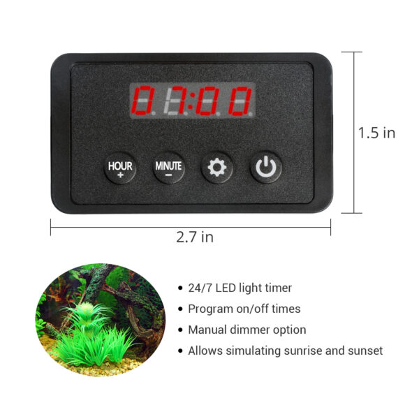 Nicrew single channel led cheap light timer pro