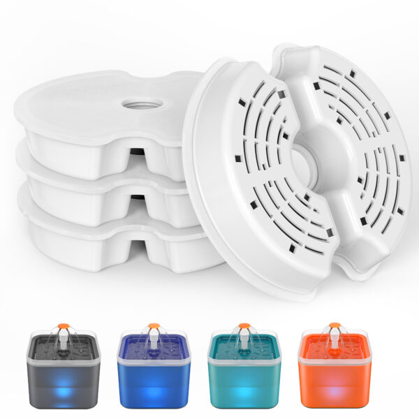 NICREW Sol Water Fountain Filter Replacement Kit - Image 3